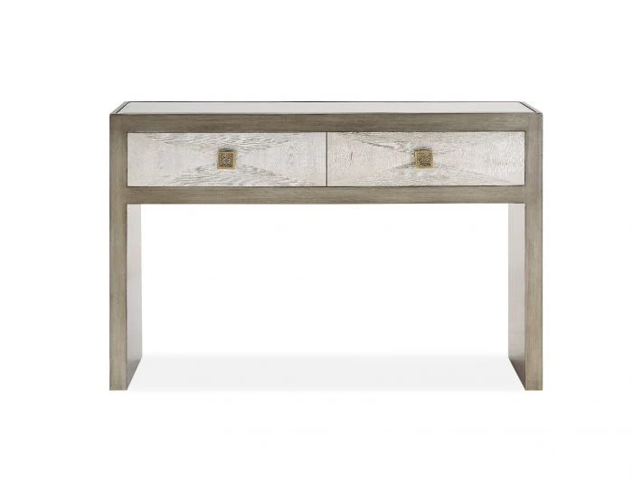 Lockett Premium Silver & Bronze Console Table - Image 5