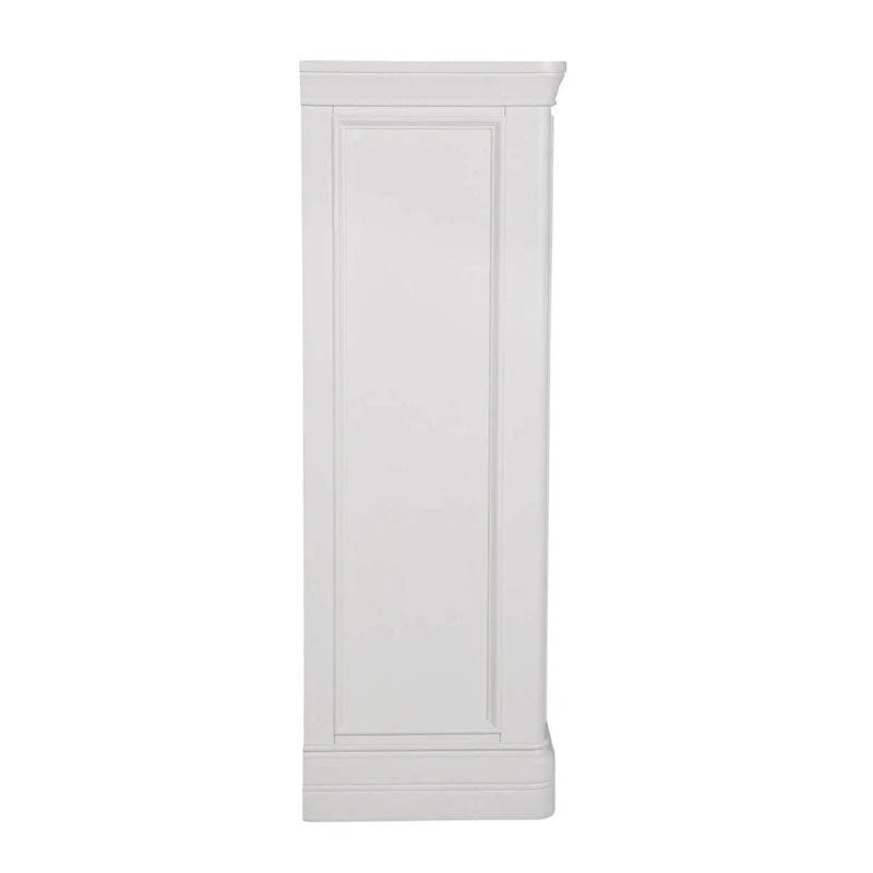 Louvre White Wooden 5 Drawer Tall Chest of Drawers - Image 4