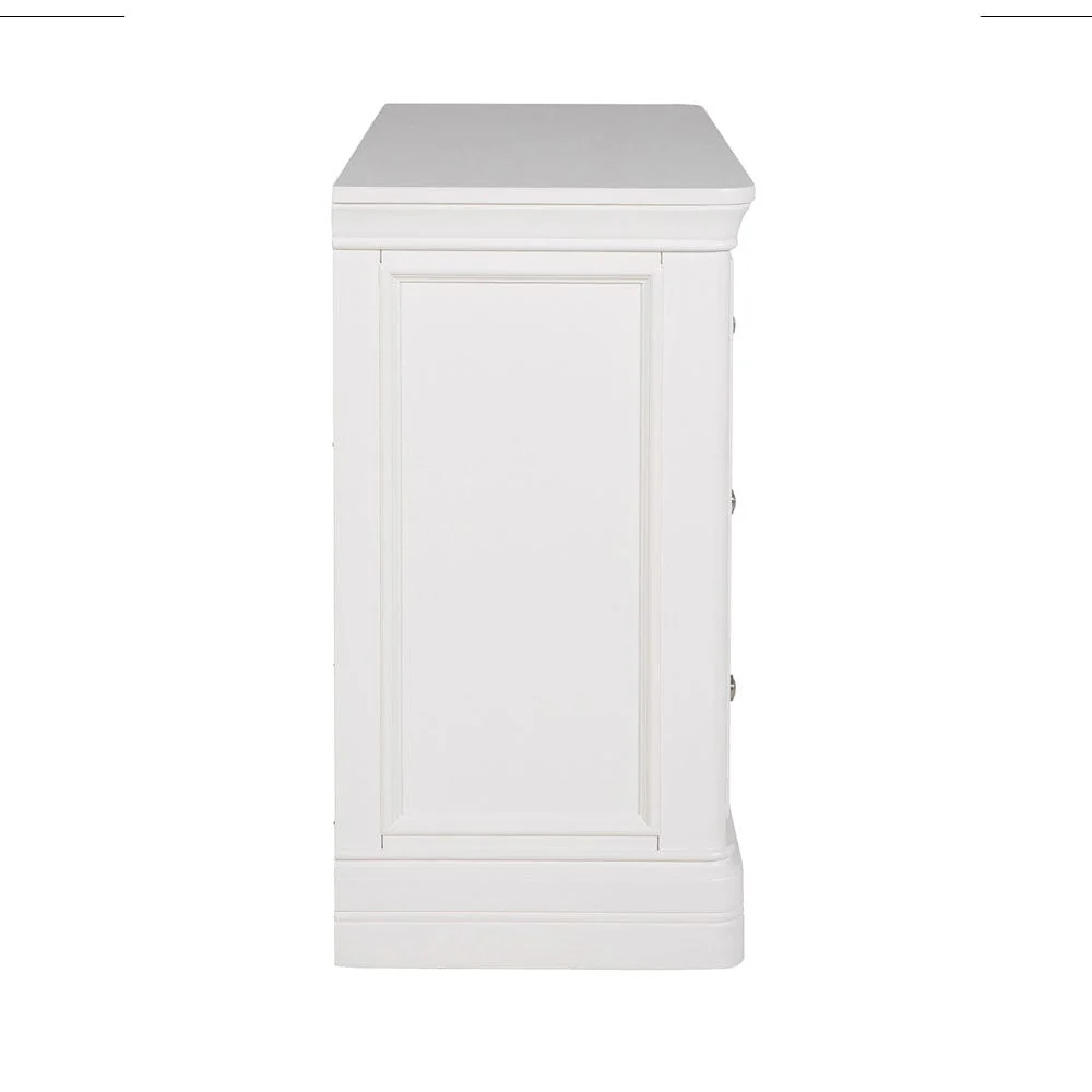 Louvre White Wooden 7 Drawer Chest - Image 9