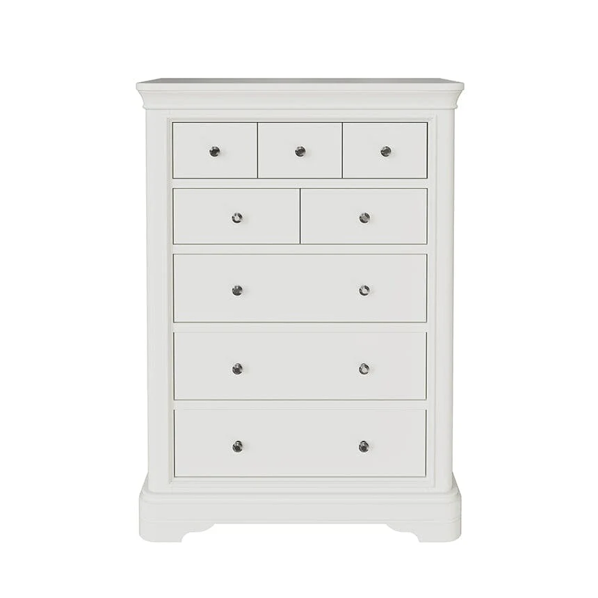 Louvre White Wooden 8 Drawer Chest - Image 2