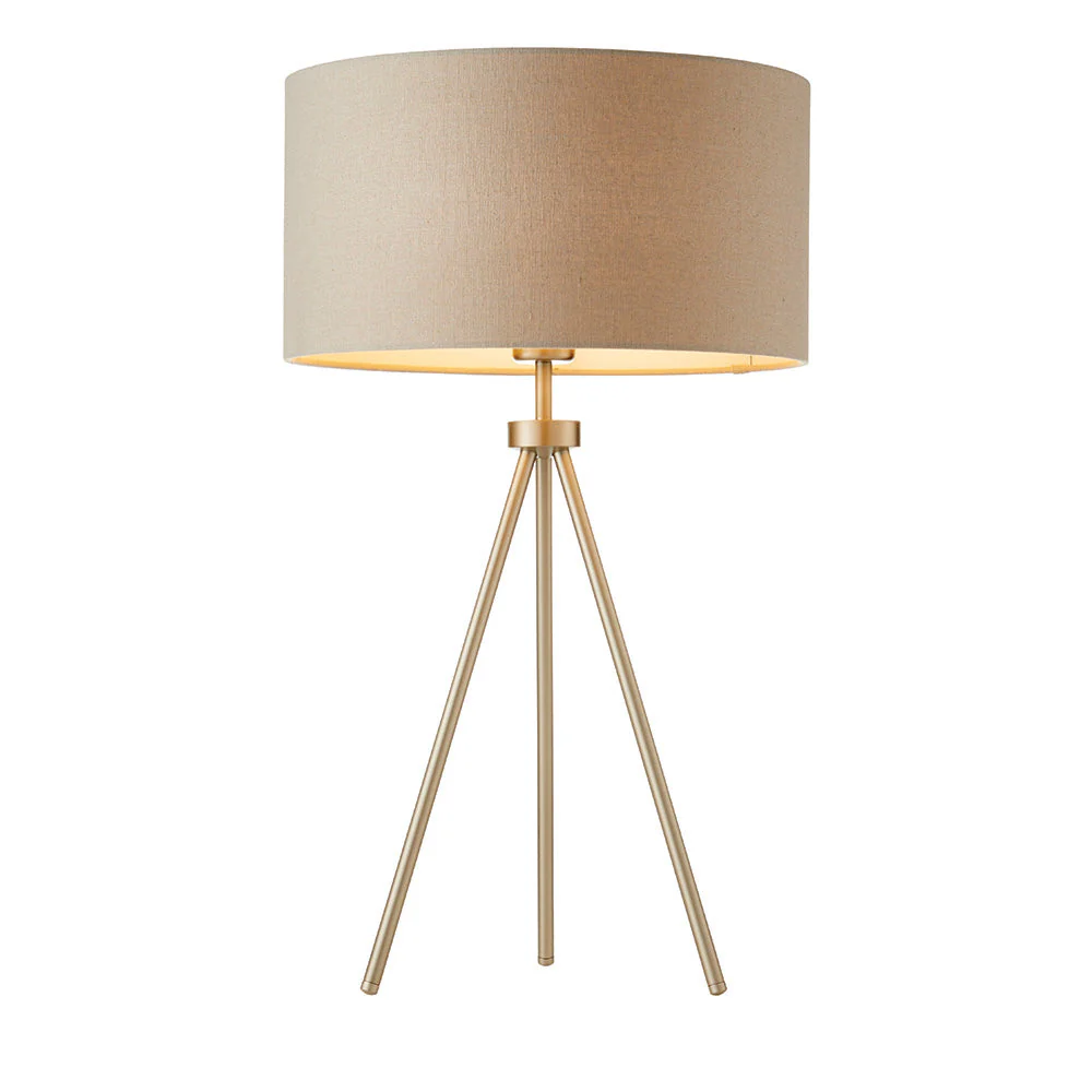 Marilla Nickel Tripod Table Lamp - Image 4