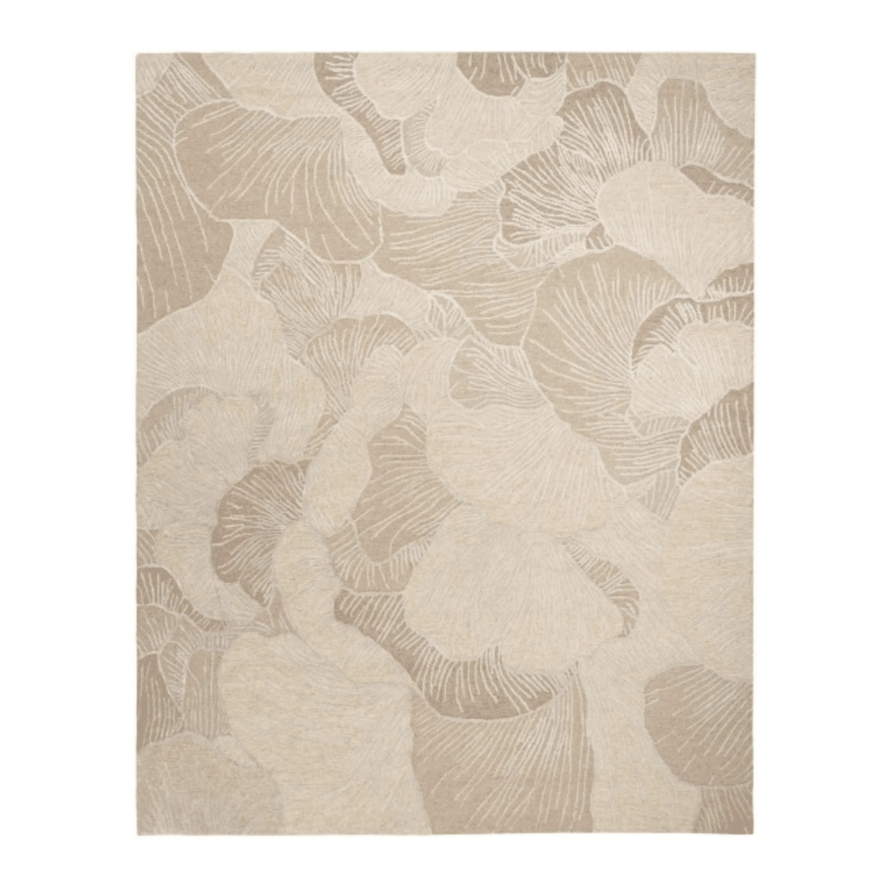 Marinella Beige Petal Pattern Rug - Image 2