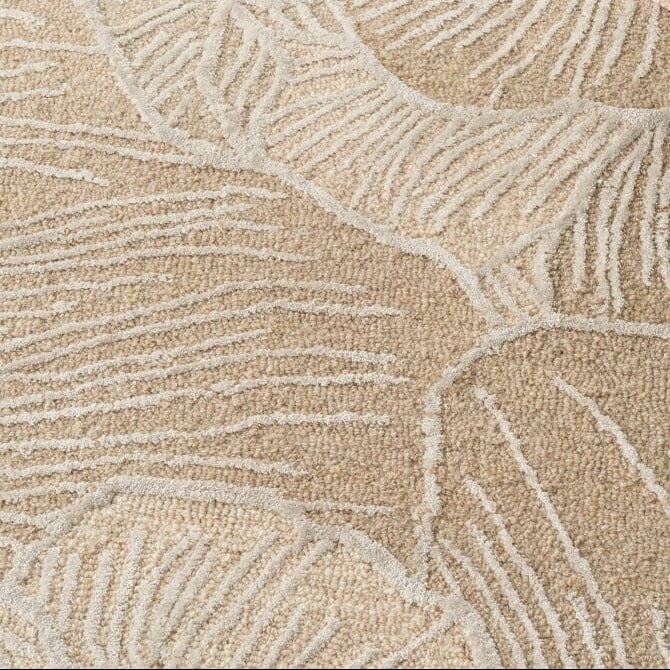 Marinella Beige Petal Pattern Rug - Image 4