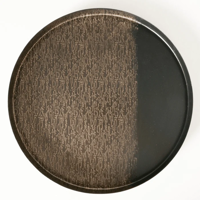 Marita Bronze Decorative Round Tray - Image 2