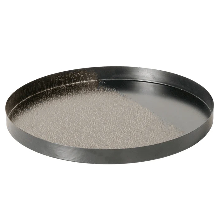 Marita Bronze Decorative Round Tray - Image 3