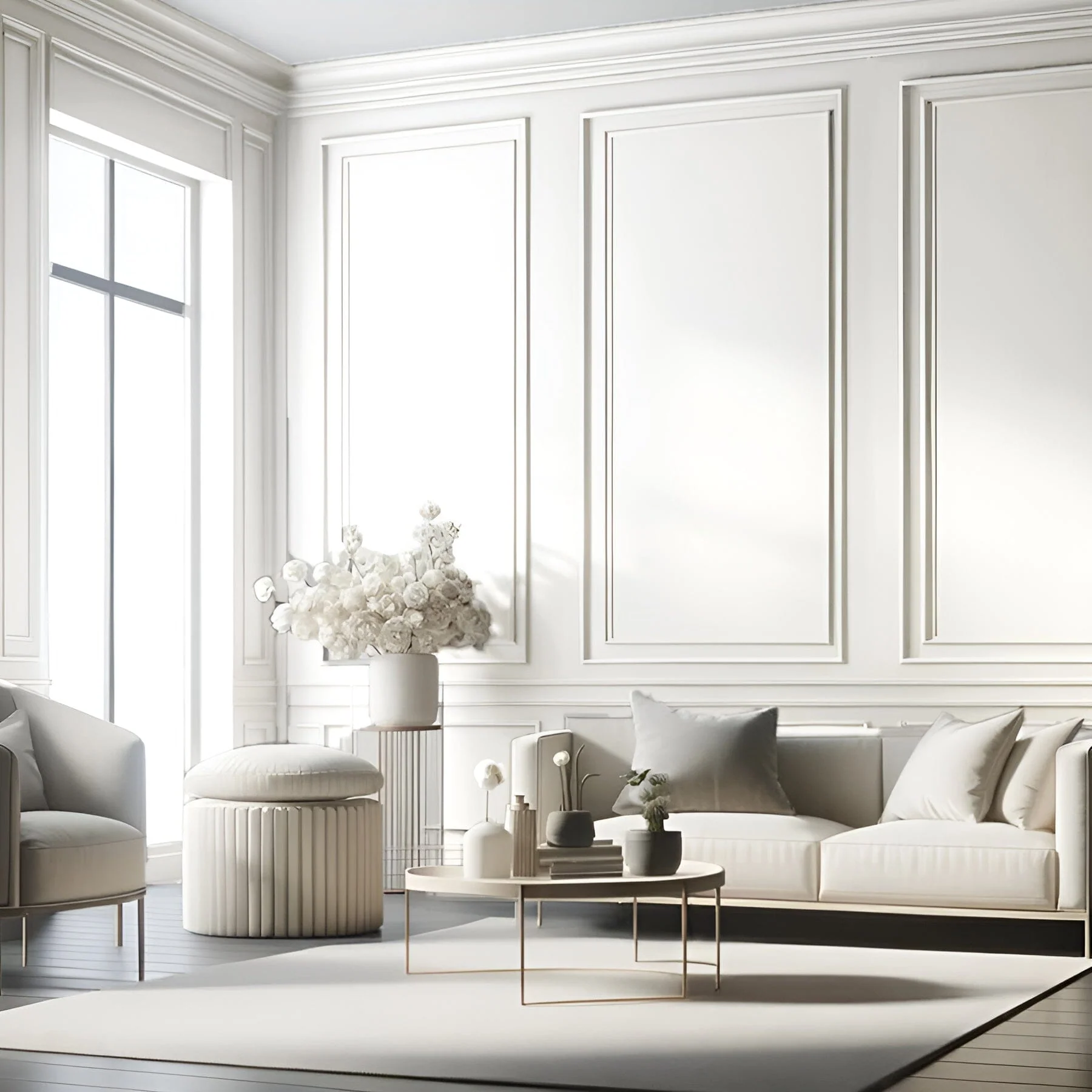 Marshmallow Cloud White Satin Wood & Trim Paint - 750ml - Image 3