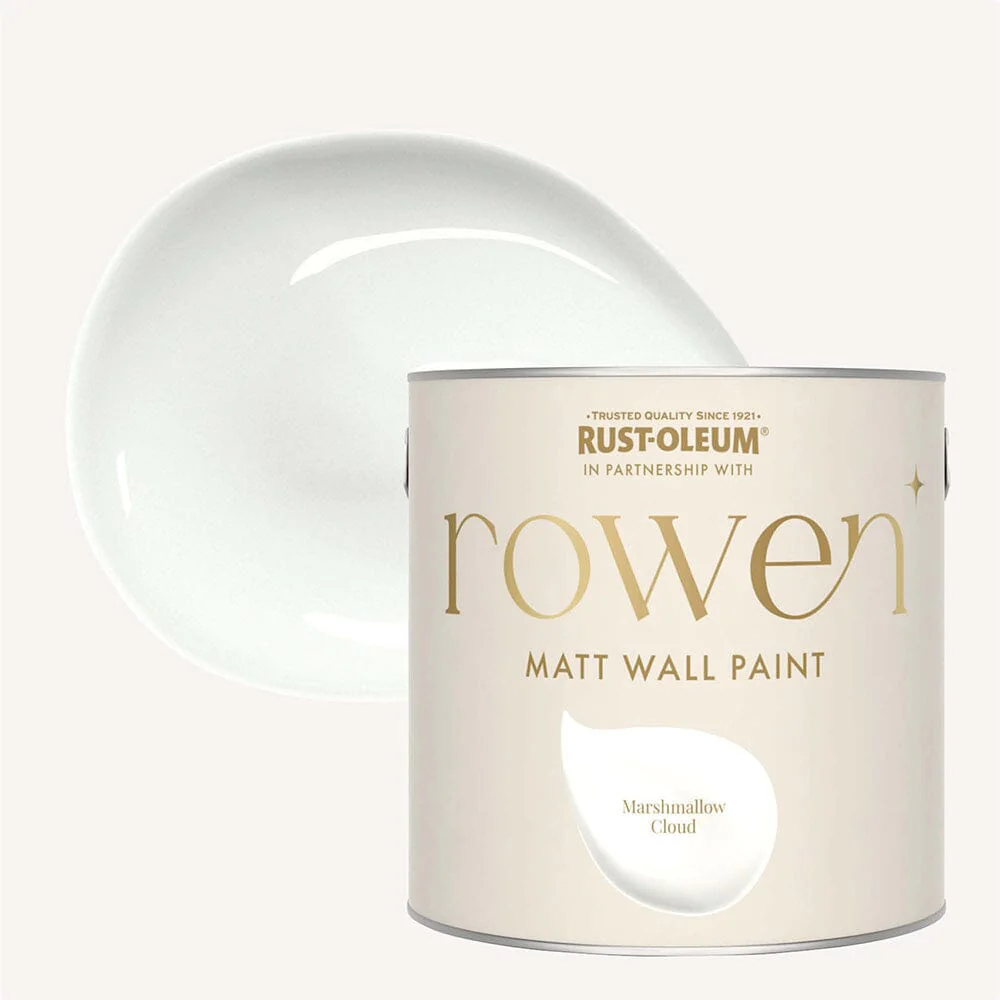 Marshmallow Cloud White Walls & Ceilings Washable Flat Matt Paint - 2.5L