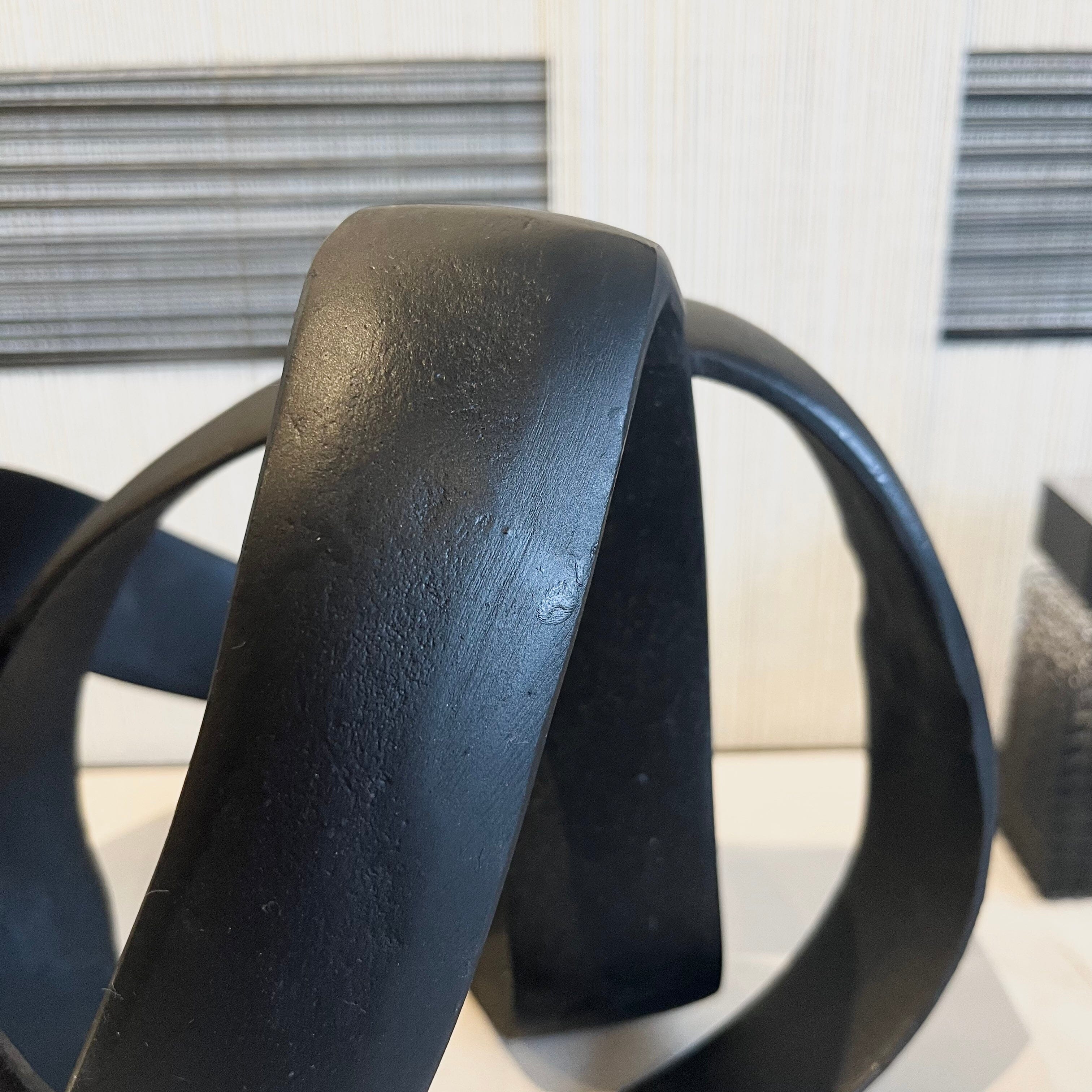 Marteli Decorative Black Knot Sculpture - Image 2