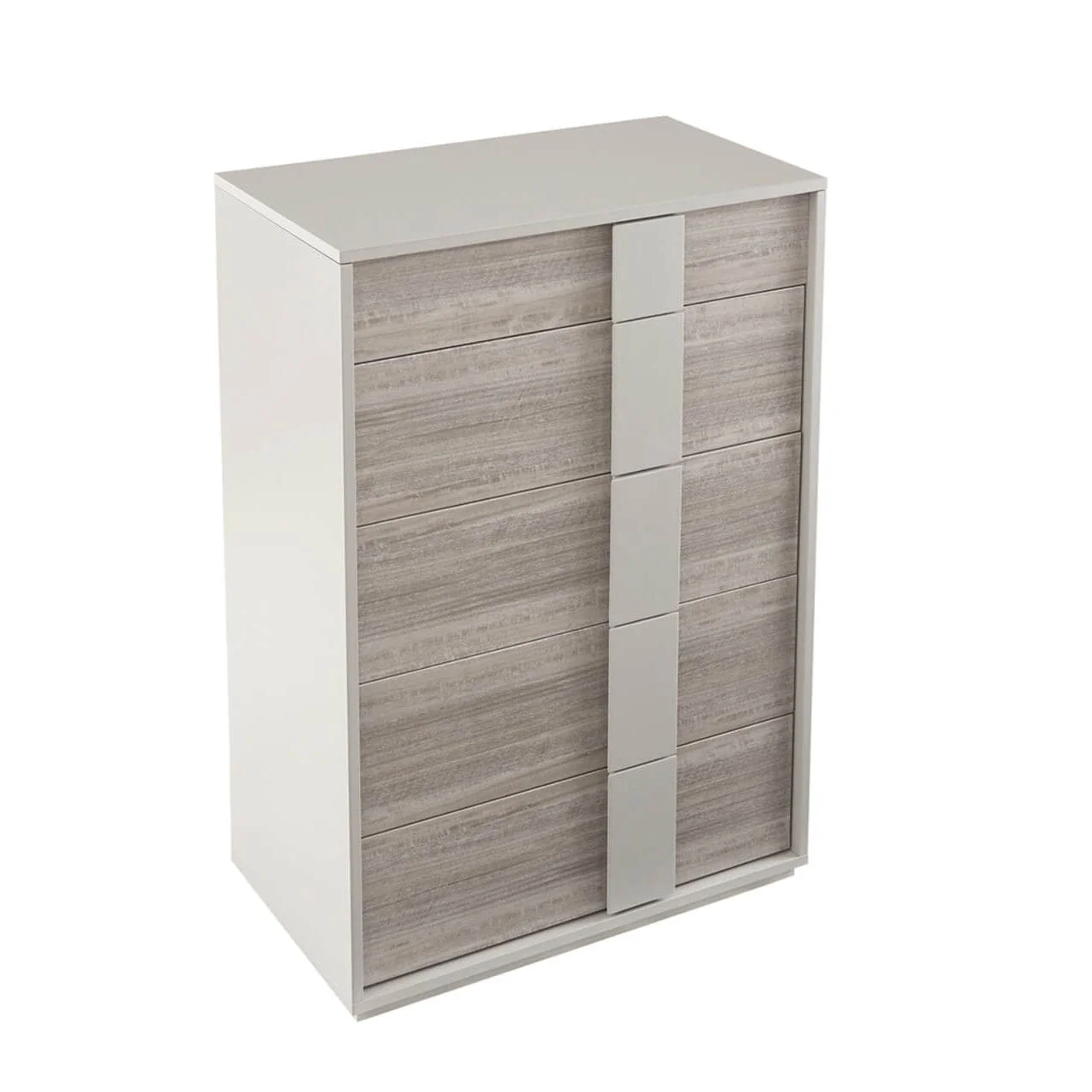 Maya Luxury Greige Tall 4 Drawer Chest - Image 2