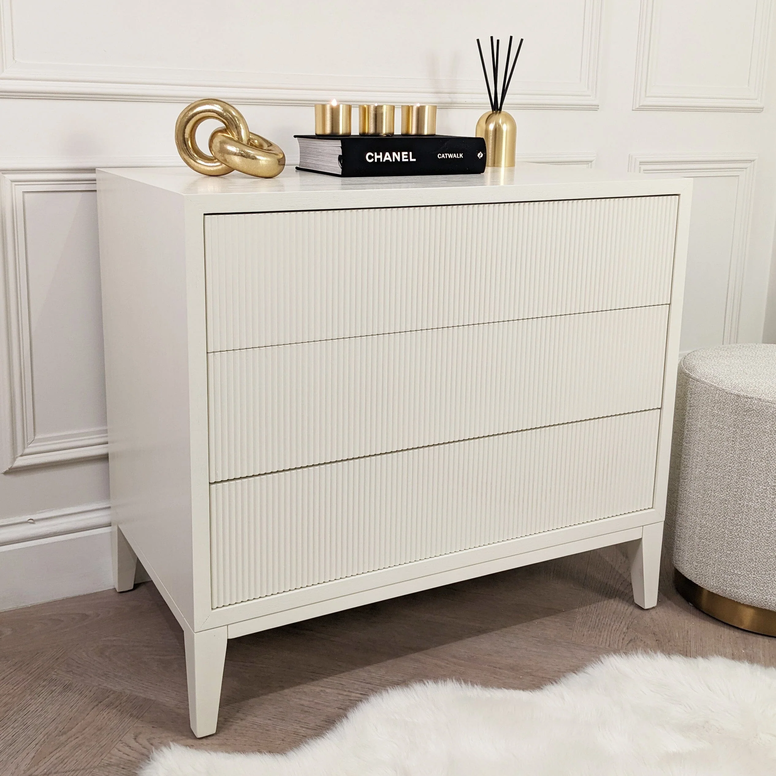 Metropolitan Ivory Premium Chest of Drawers - Image 2