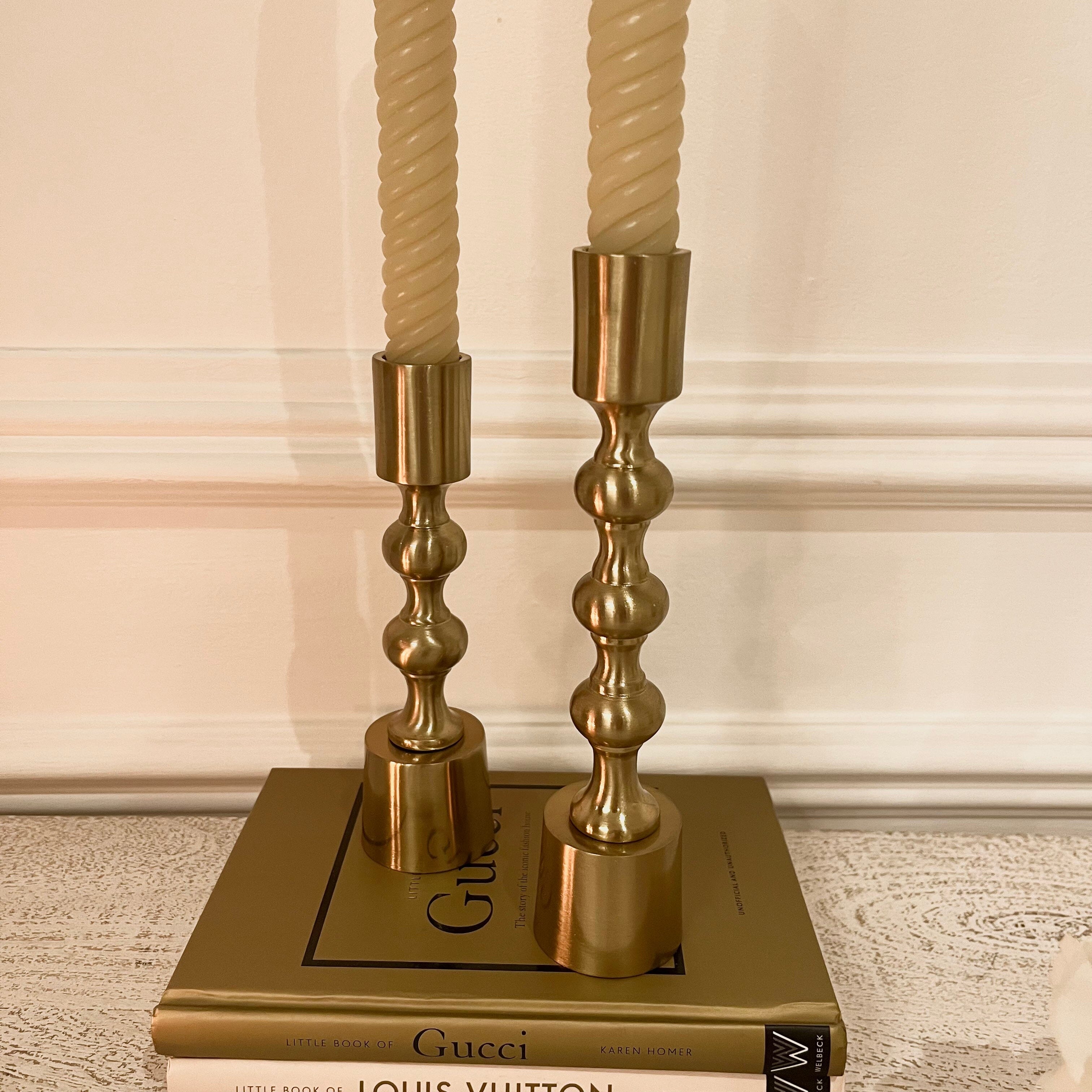 Micaela Gold Decorative Candlestick Holder - Image 2