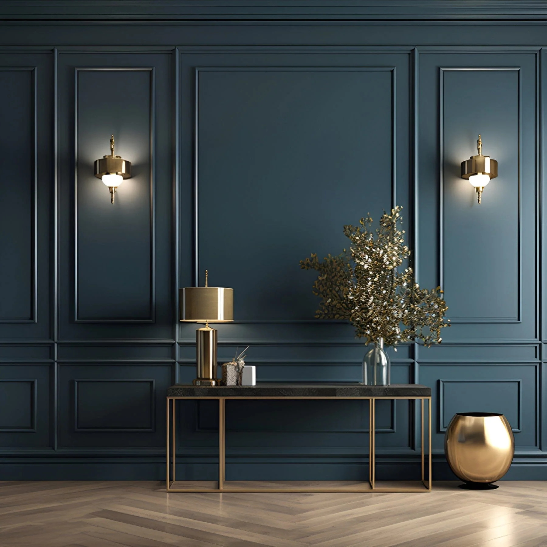 Midnight Sapphire Deep Blue Matt Wood & Trim Paint - 750ml - Image 3