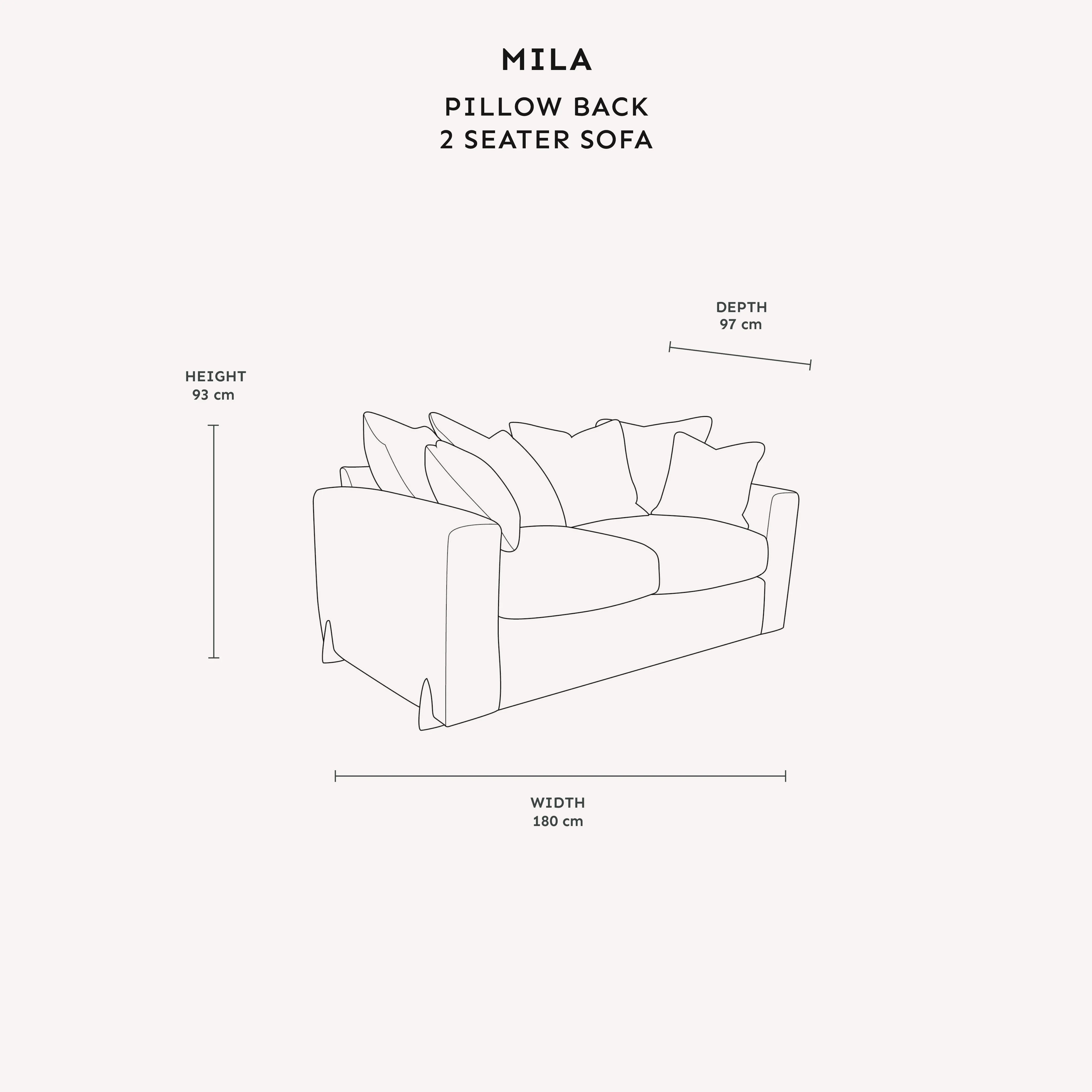 Mila Taupe Soft Textured Sofa Range with Gold Feet - Image 17