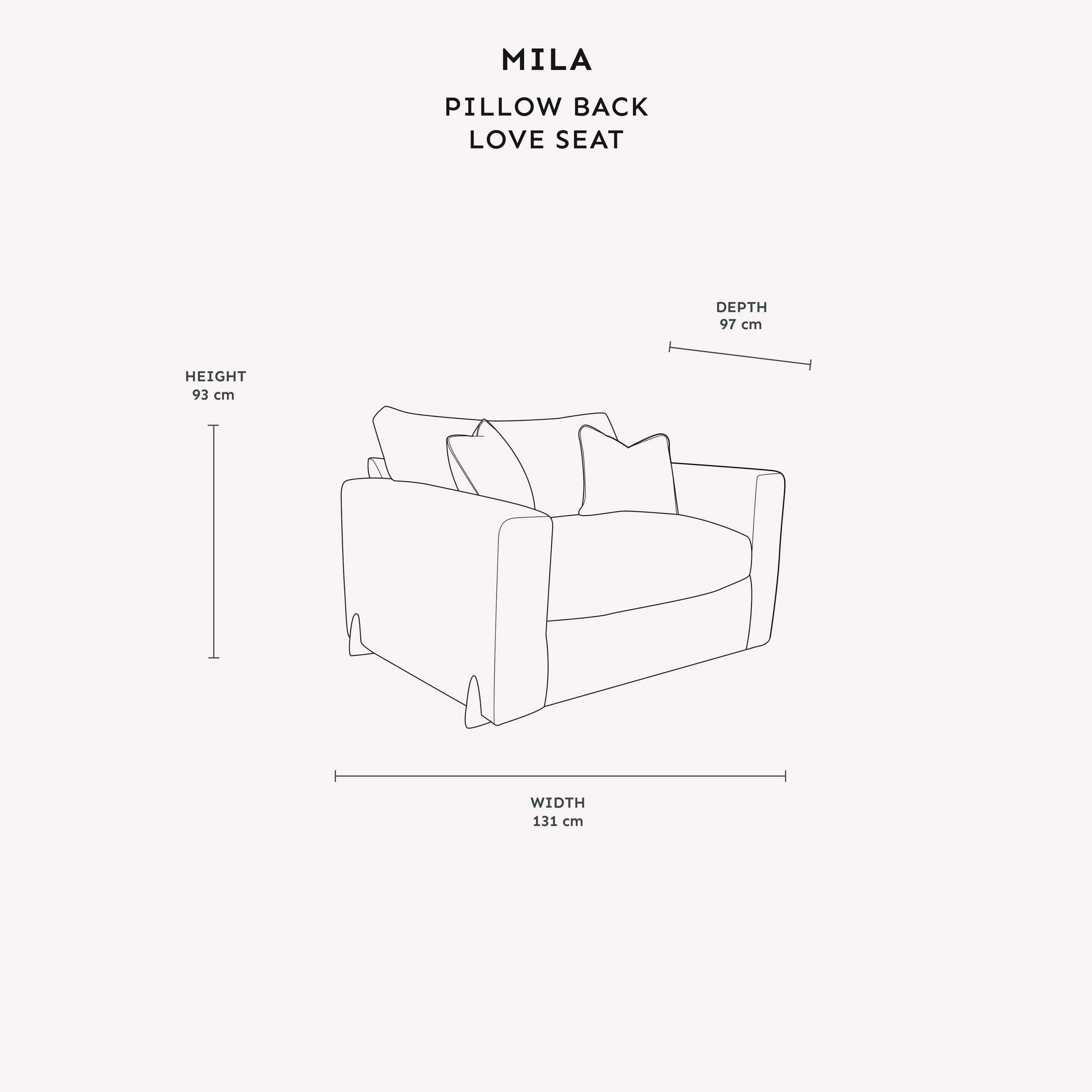 Mila Taupe Soft Textured Sofa Range with Gold Feet - Image 18