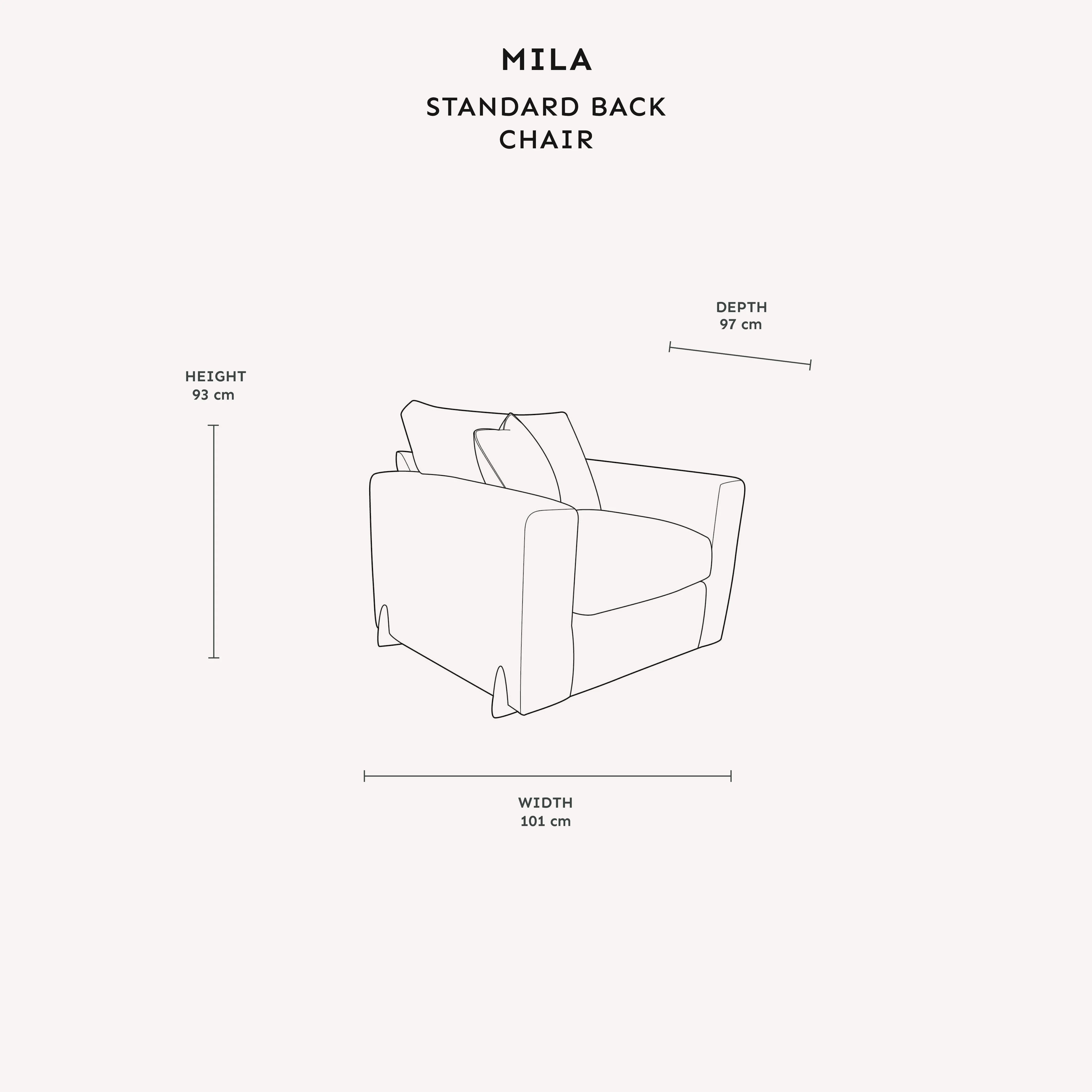 Mila Taupe Soft Textured Sofa Range with Gold Feet - Image 20