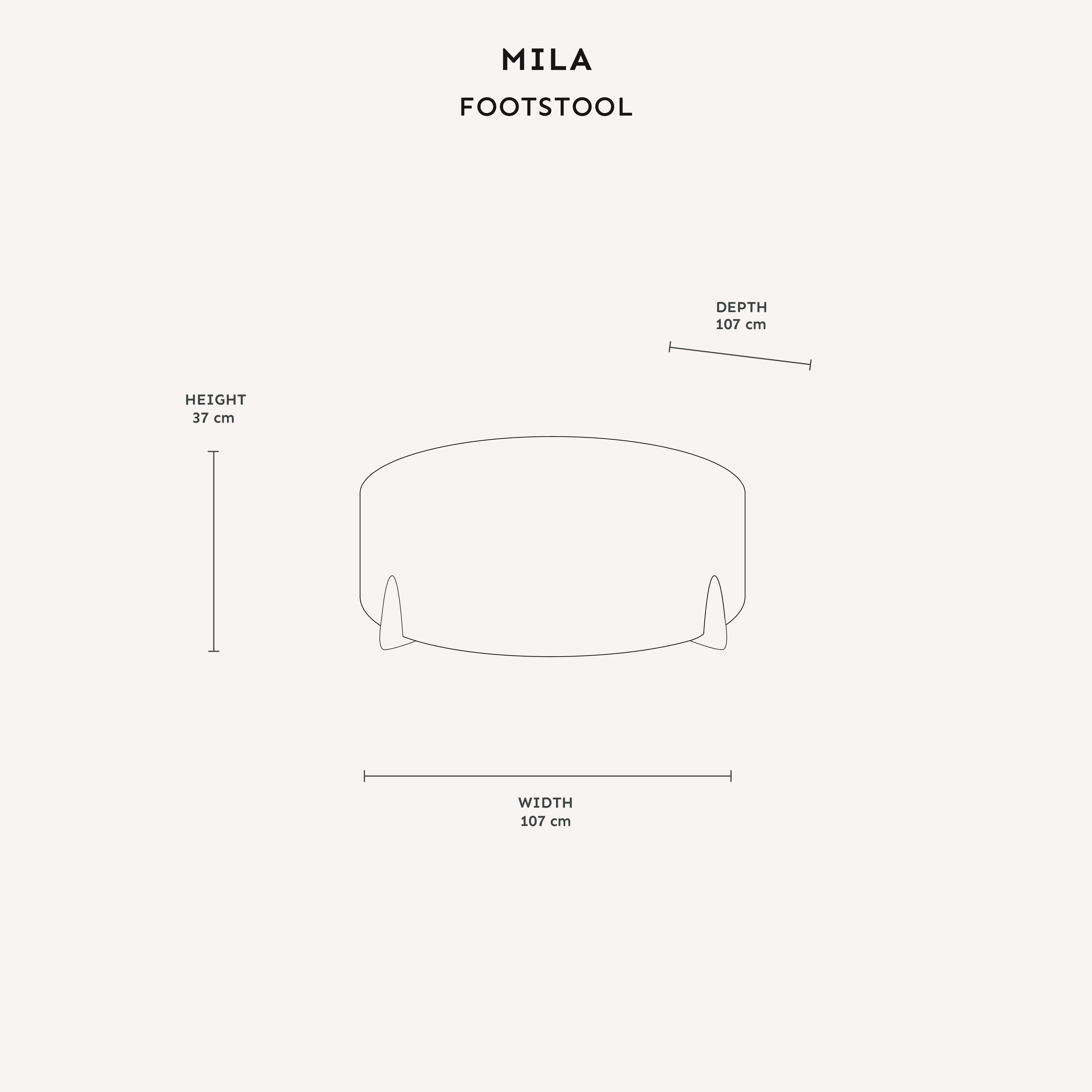 Mila Taupe Soft Textured Sofa Range with Gold Feet - Image 22