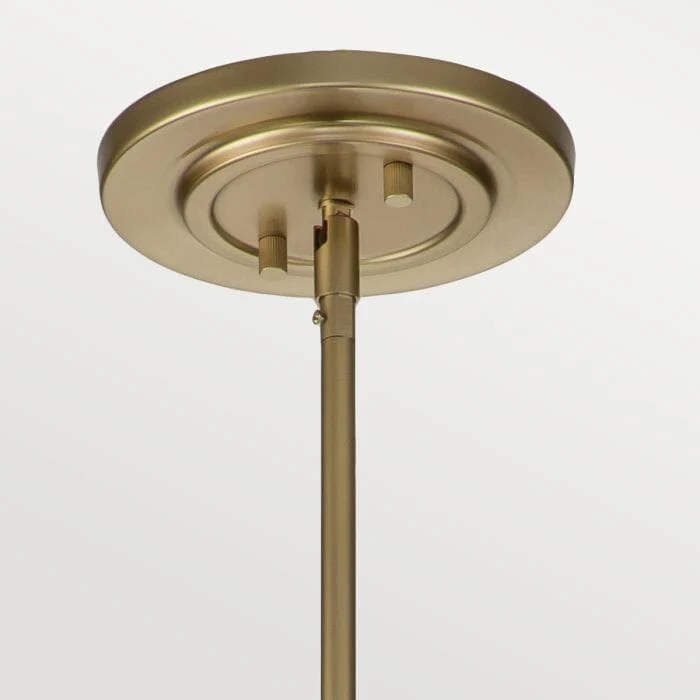 Millie Painted Brass 3 Light Pendant Ceiling Light - Image 6