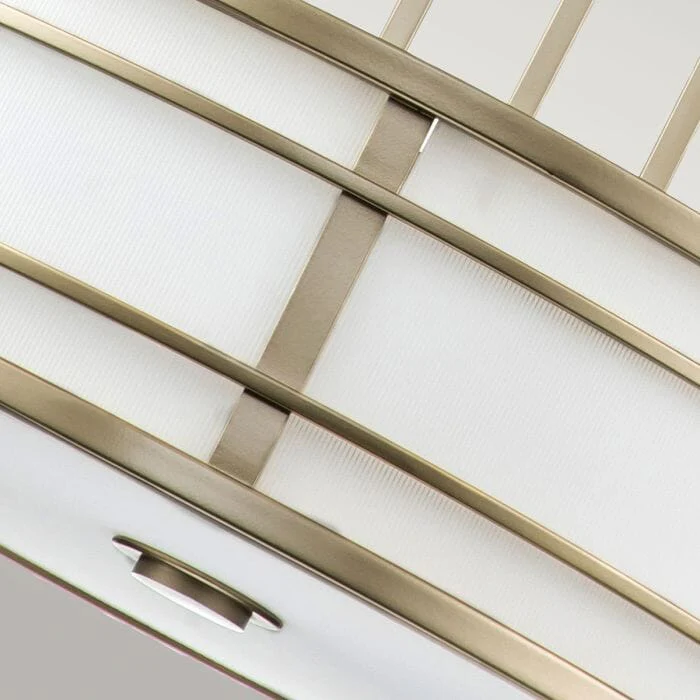 Millie Painted Brass 3 Light Pendant Ceiling Light - Image 7