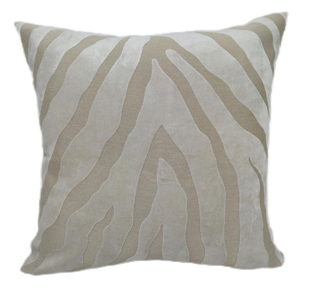 Mimi Ivory Zebra Print Cushion - 43x43cm - Image 3