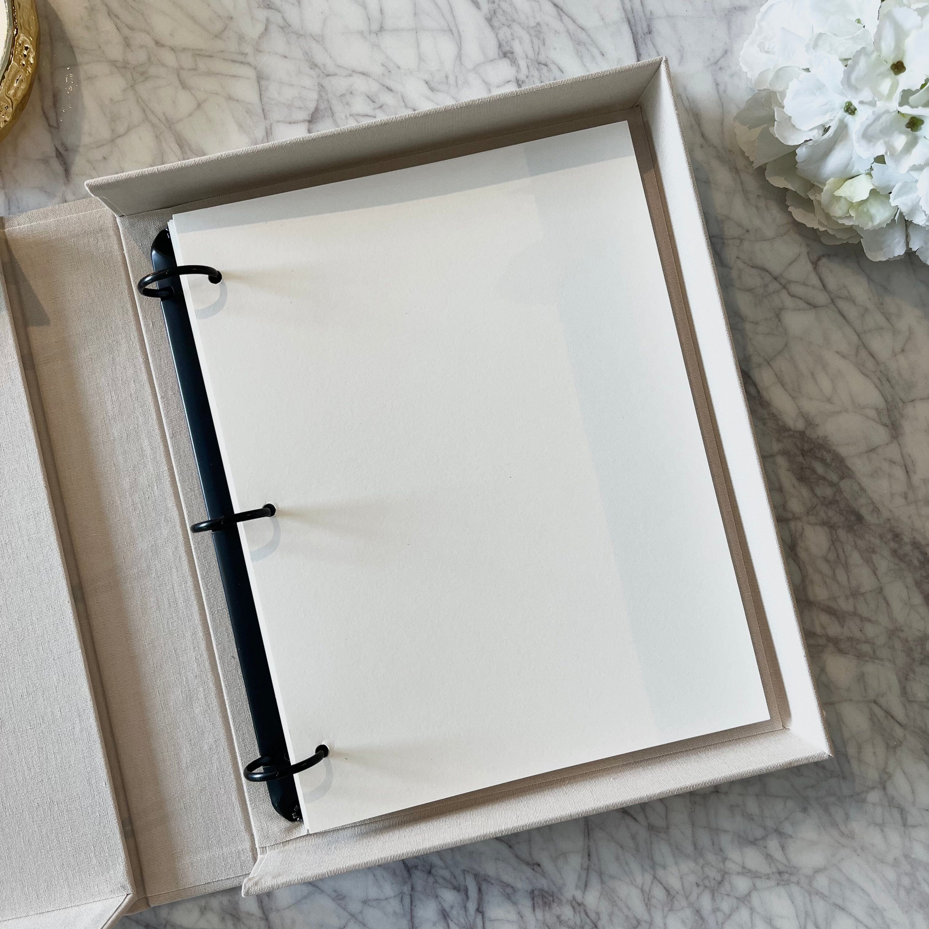 'Moments that Matter the Most' Beige & Gold Luxury Photo Album - Image 2