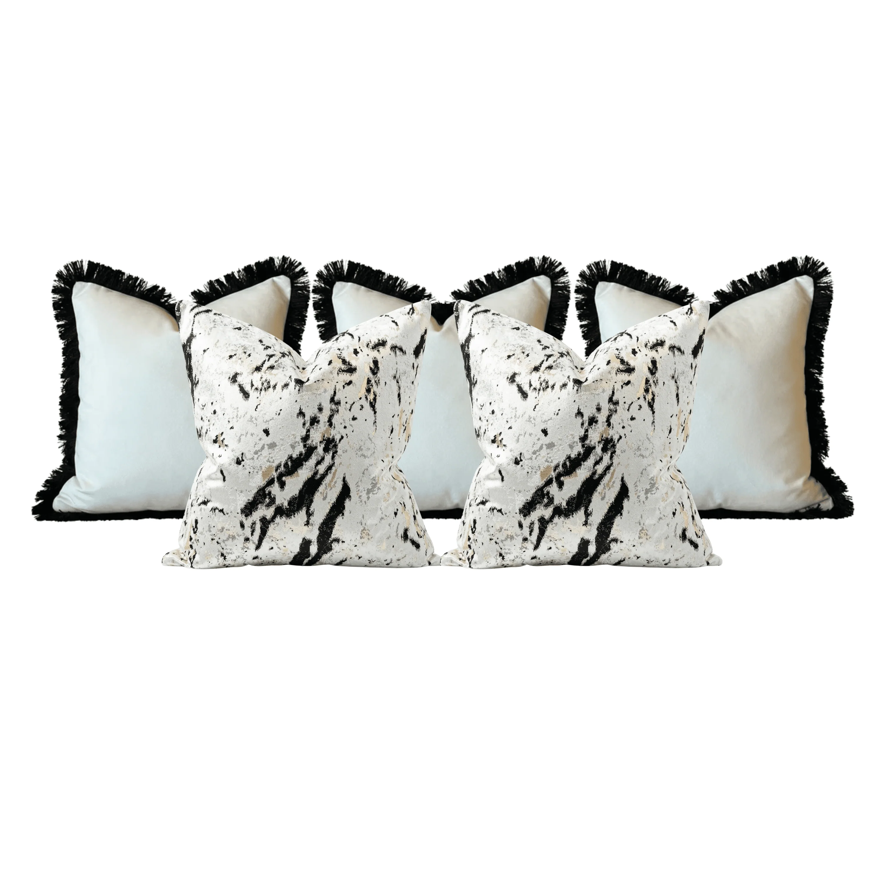 Monochrome Cushion Bundle - Set of 5 - Image 2