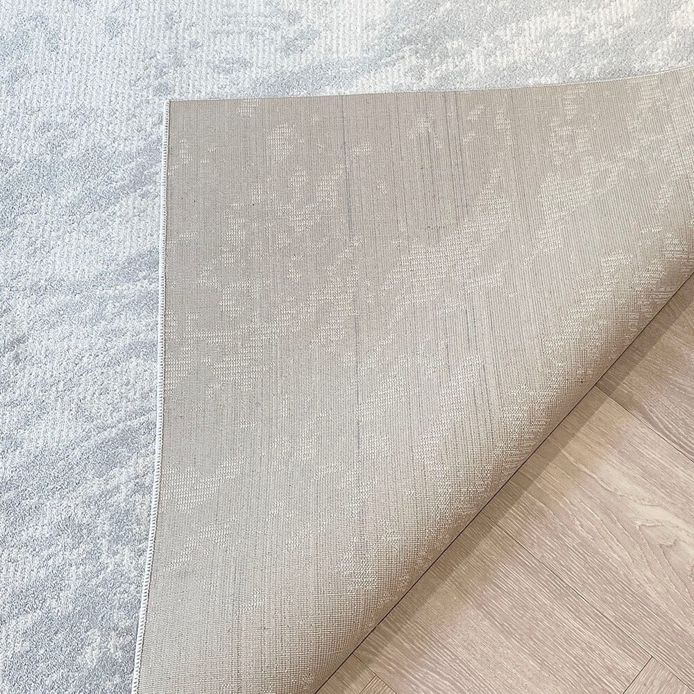 Montane Ivory & Grey Marble Effect Rug - Image 3