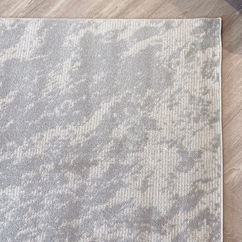 Montane Ivory & Grey Marble Effect Rug - Image 4