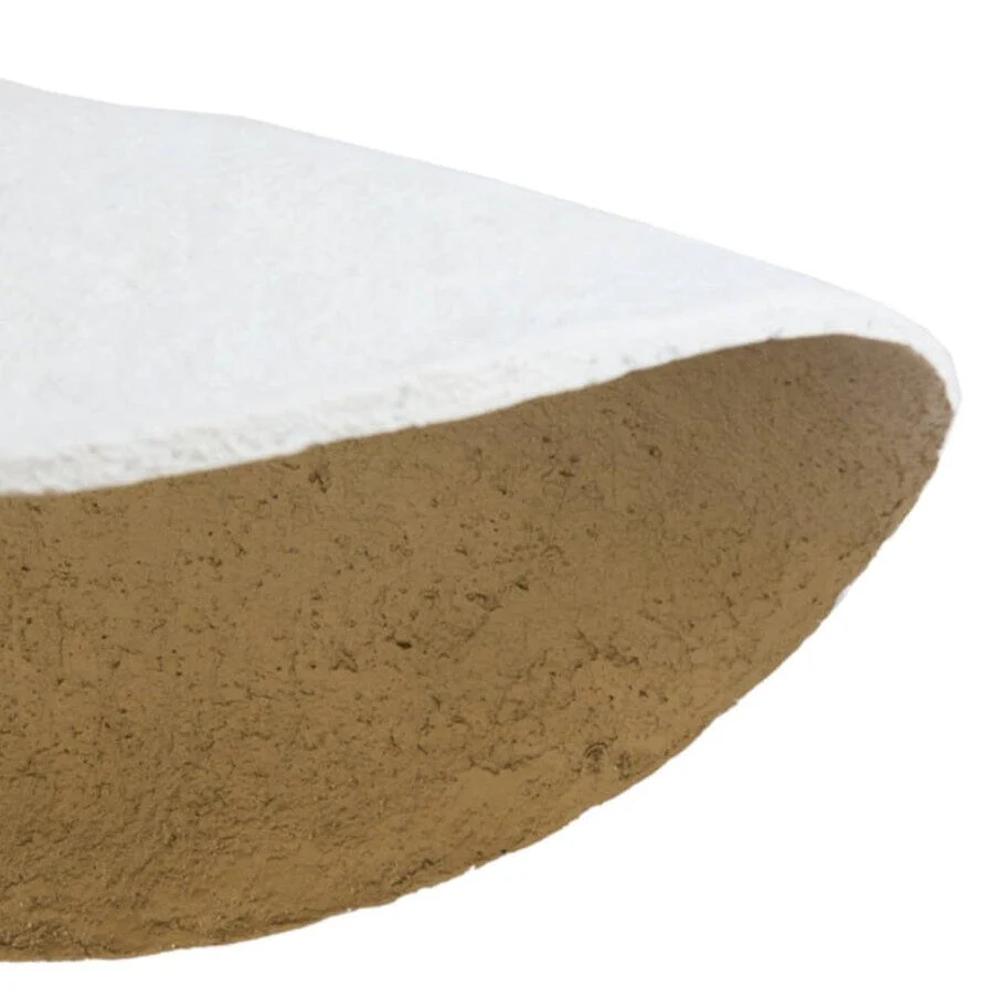 Montrose Cream & Antique Brass Organic Ceiling Light - Image 3