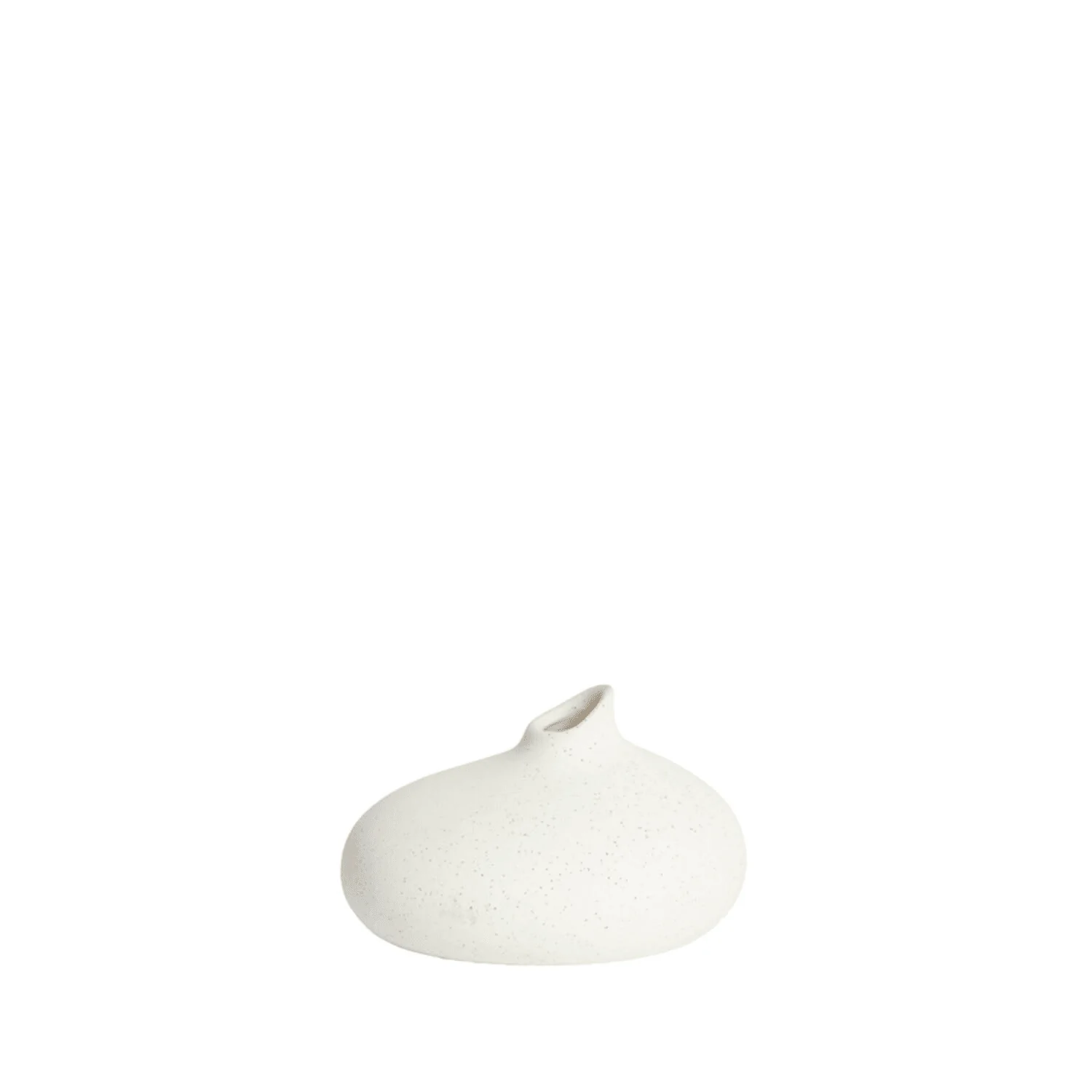 Morilo Cream Ceramic Abstract Decorative Vase - Image 2