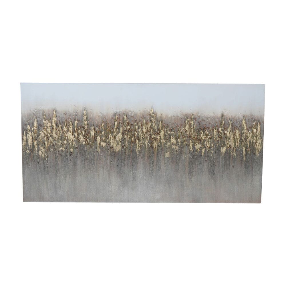 Nala Abstract Gold Canvas Wall Art - Image 3