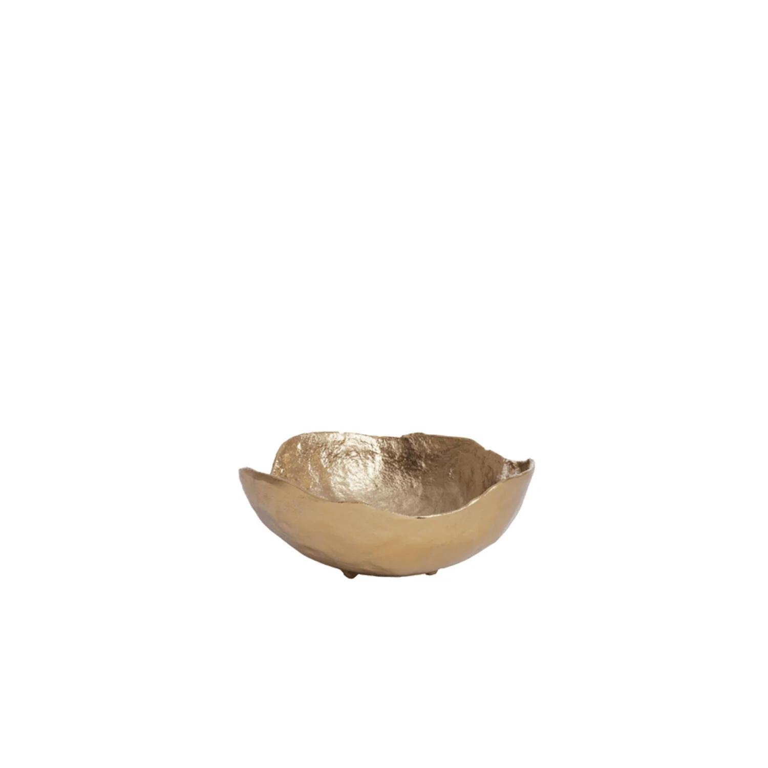 Natalia Light Gold Abstract Decorative Bowl - Image 3