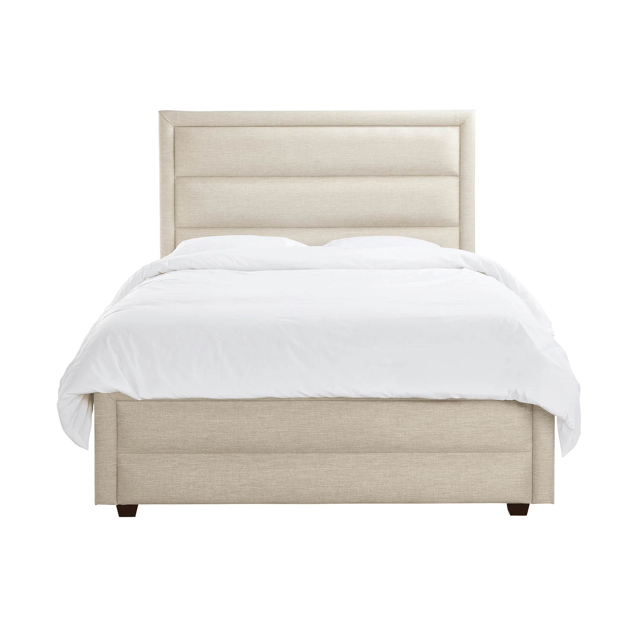 Natalia Luxury Stone Textured Upholstered Bed - Image 3