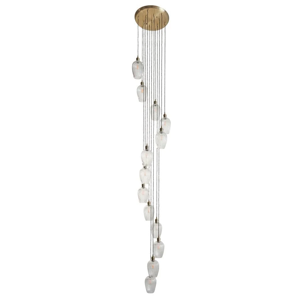 Nemille 13 Light Cascading Pendant Ceiling Light - Image 7
