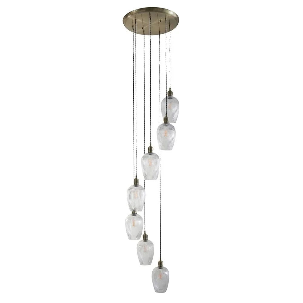 Nemille 7 Light Cascading Pendant Ceiling Light - Image 4