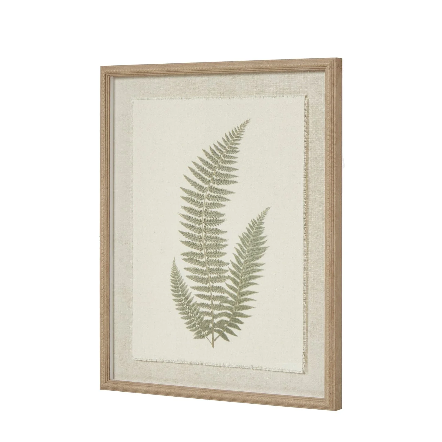 Nia Sage Green Fern Leaf Print Framed Wall Art - Image 2