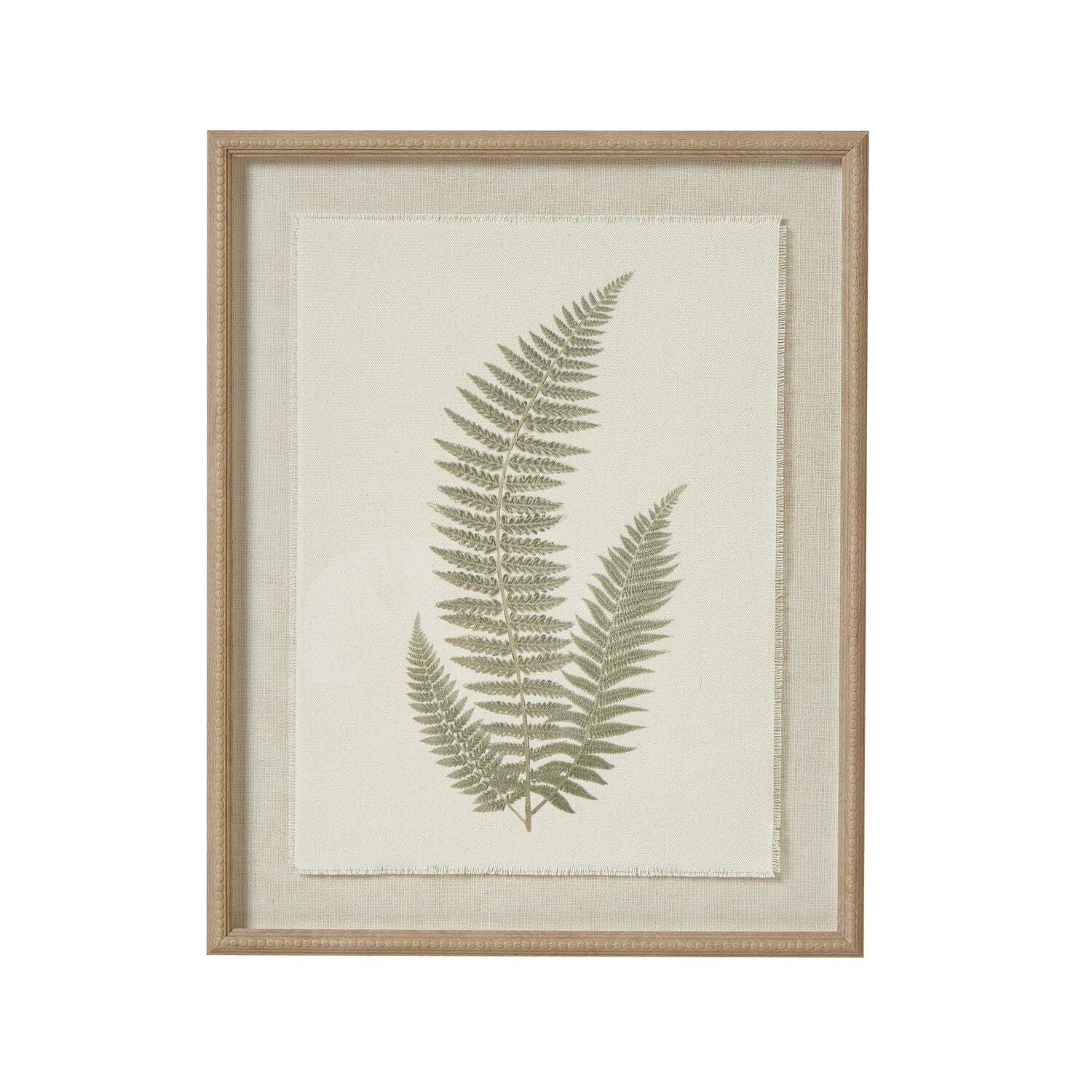 Nia Sage Green Fern Leaf Print Framed Wall Art - Image 3