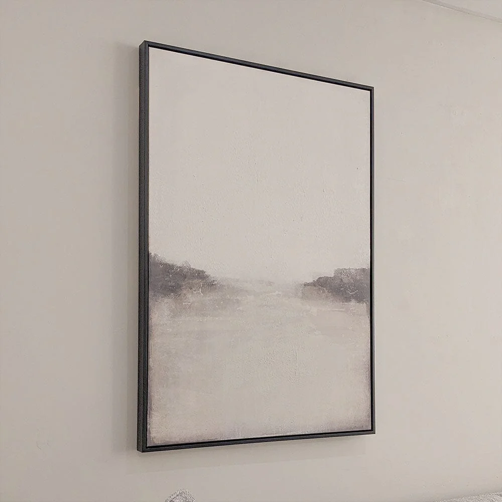 Nolita Beige & Black Abstract Canvas Wall Art - Image 3