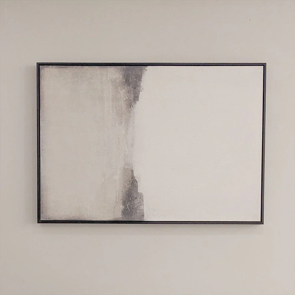 Nolita Beige & Black Abstract Canvas Wall Art - Image 4
