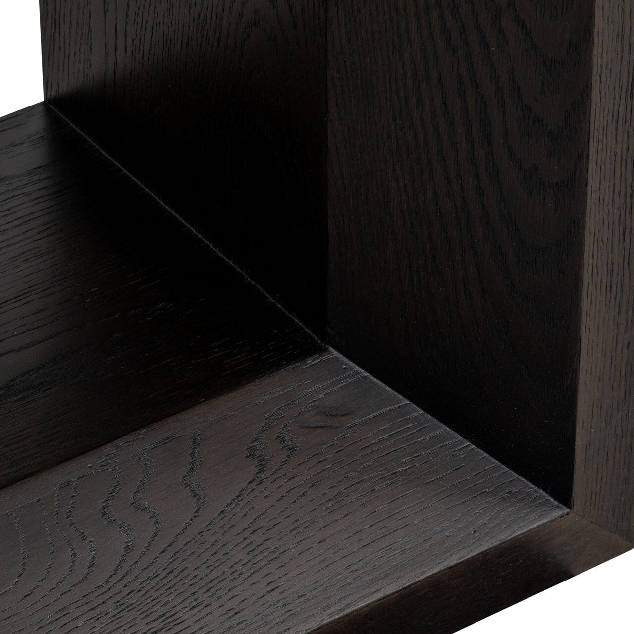 Norah Deep Brown Rectangular Dining Table with Travertine Top - Image 7