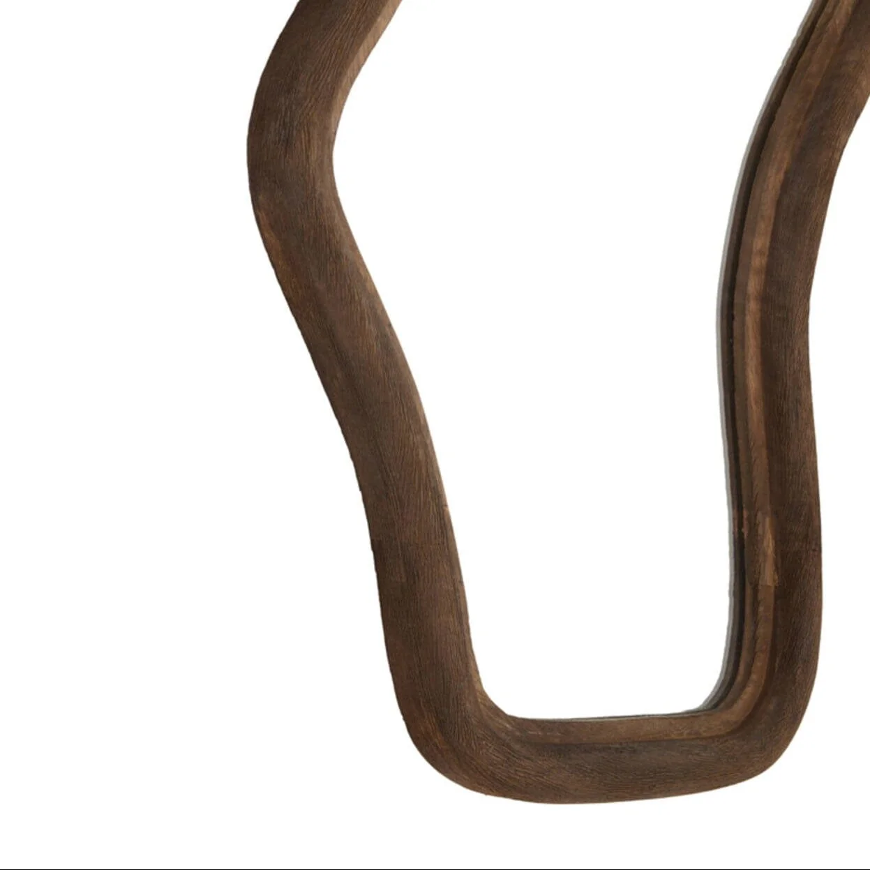 Norah Walnut Abstract Mirror - Image 3