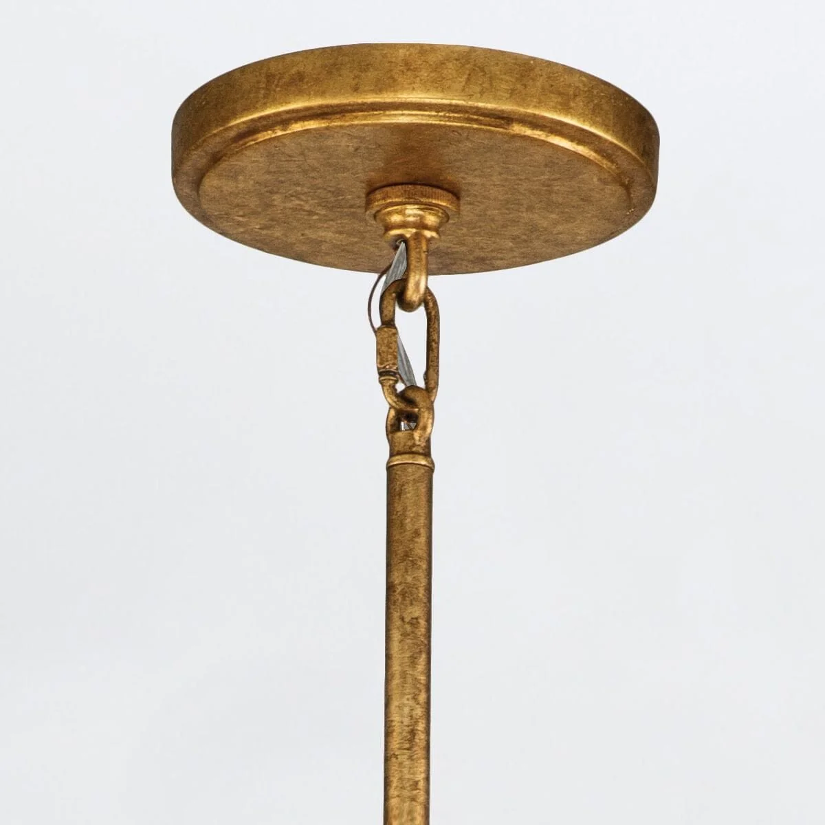 Nyx Antique Gold 6 Light Glass Ceiling Pendant - Image 4