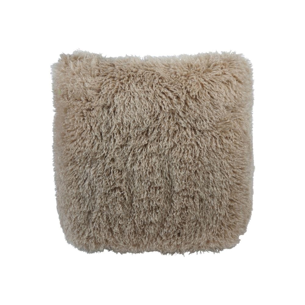 Odessa Cream Faux Sheepskin Swivel Accent Chair - Image 4