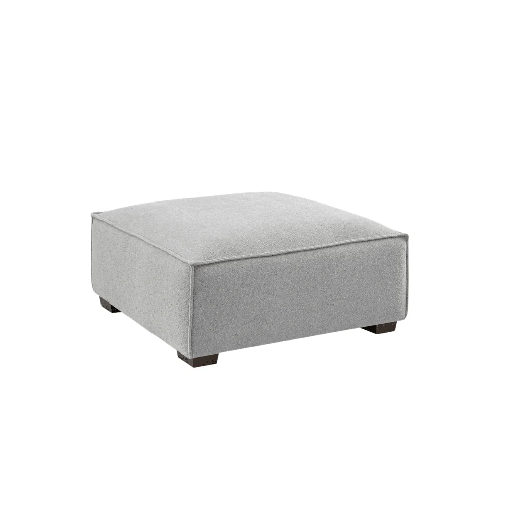 Ottilie Pebble Boucle 4 Seater Sofa with Footstool - Image 4