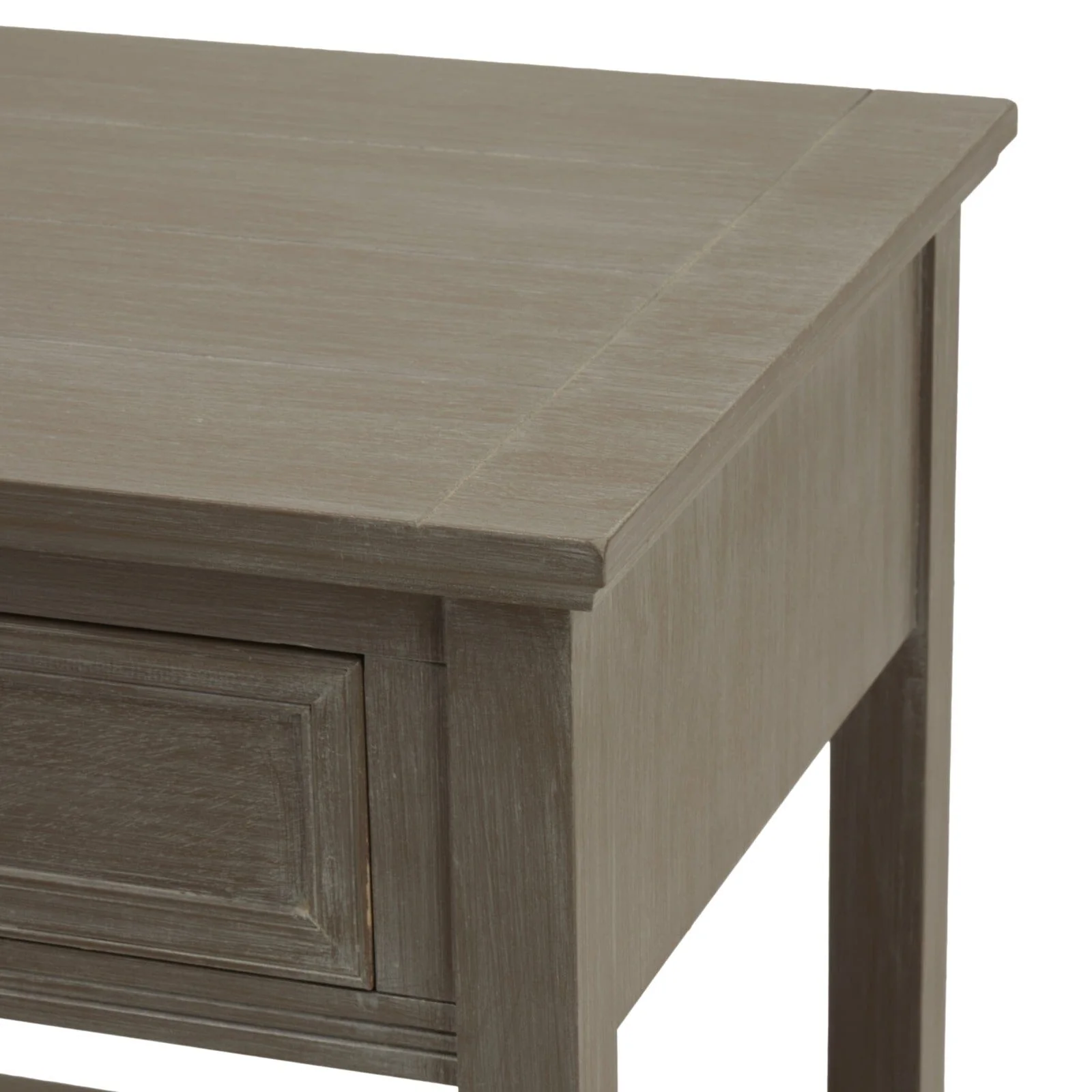 Palma Grey Washed Wood 1 Drawer Side Table - Image 5