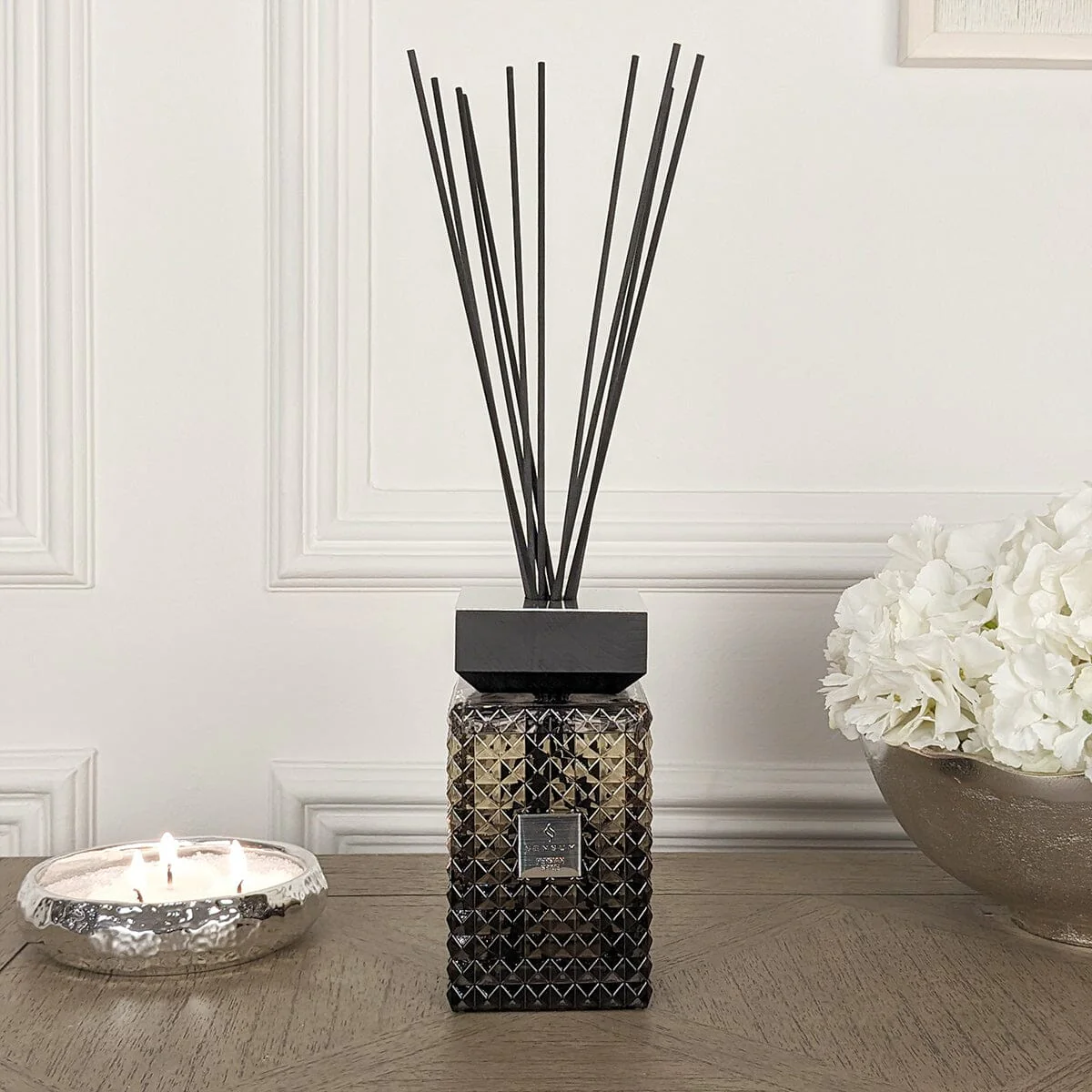 Persian Spice Black & Silver Luxury Reed Diffuser - 500ml - Image 2