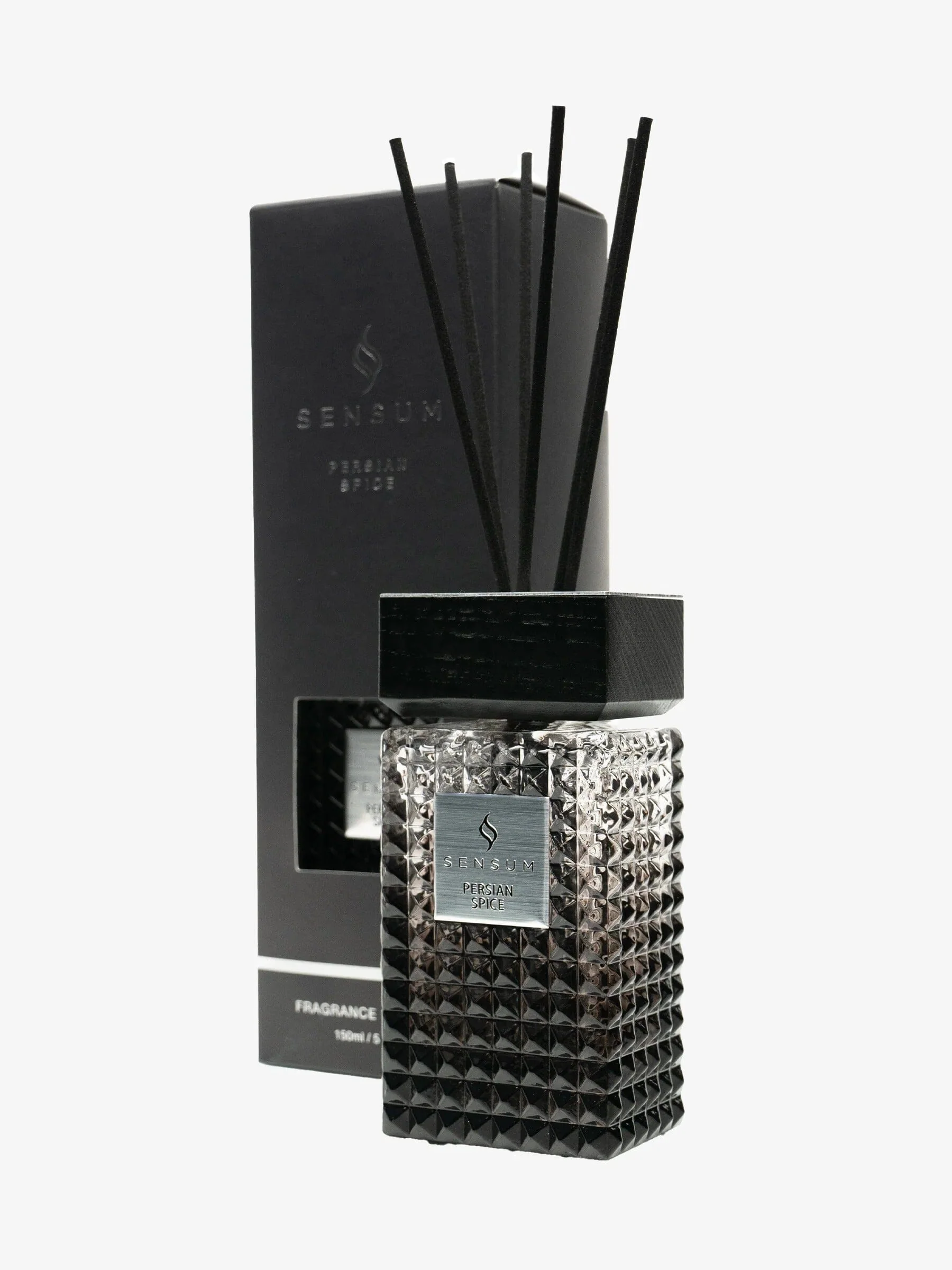 Persian Spice Petite Black & Silver Luxury Reed Diffuser - 150ml - Image 5