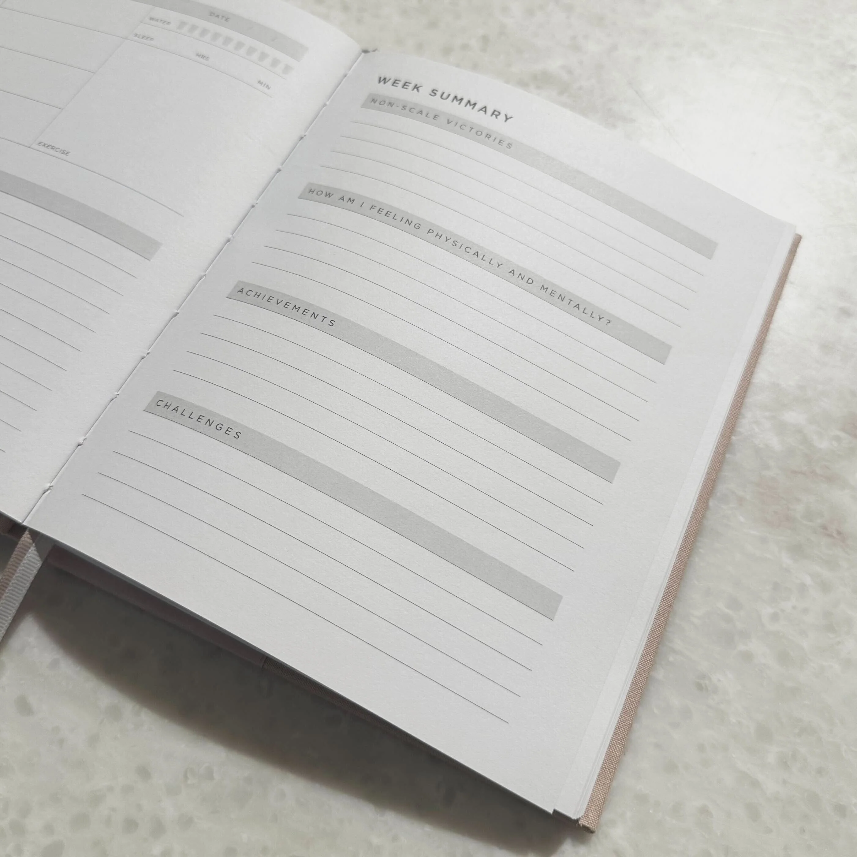 Pink Wellness Planner / Notebook - Image 2