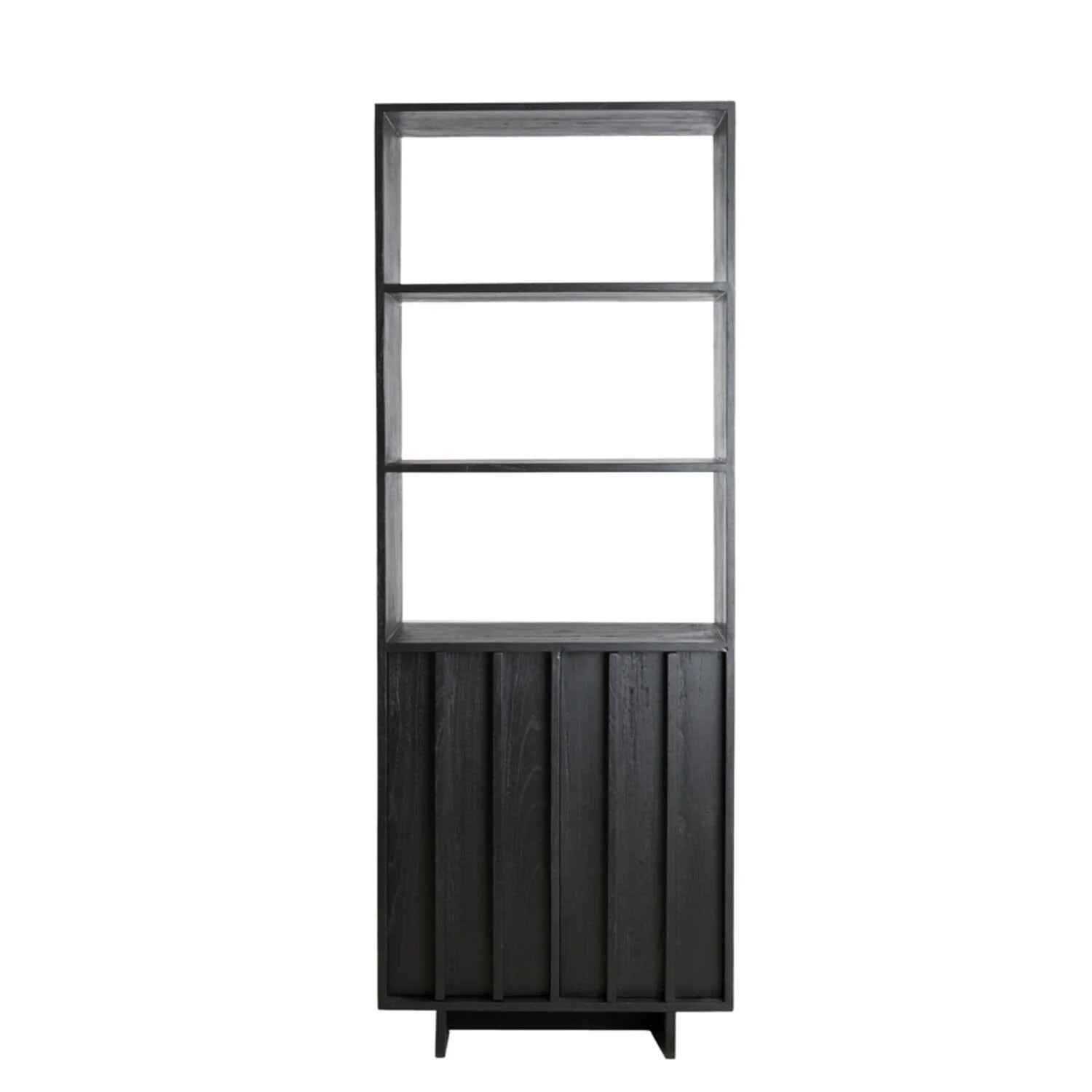 Portia Black Wooden Tall Cabinet - Image 2