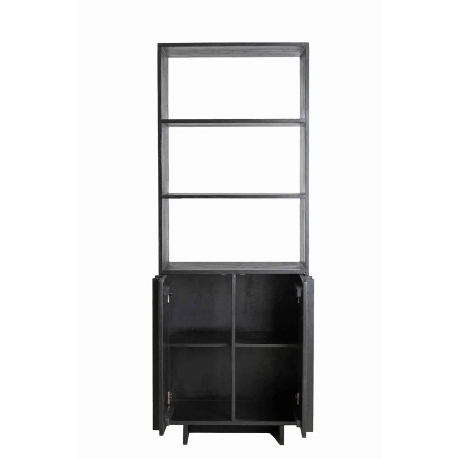 Portia Black Wooden Tall Cabinet - Image 4
