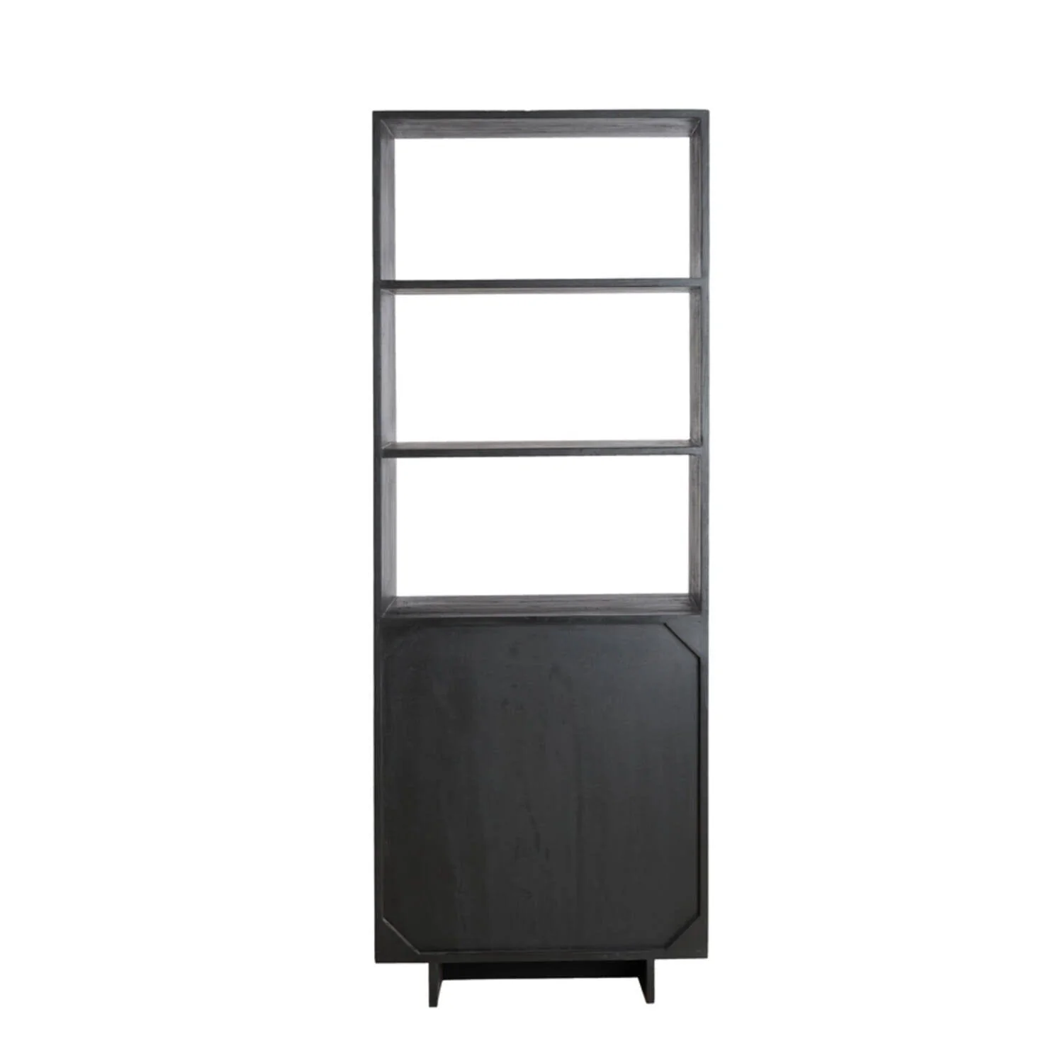 Portia Black Wooden Tall Cabinet - Image 7